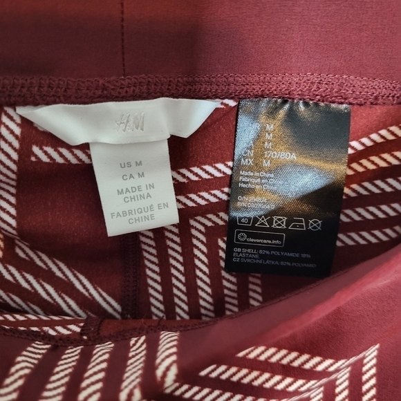 H & M Patterned Leggings Size M - Picture 4 of 8